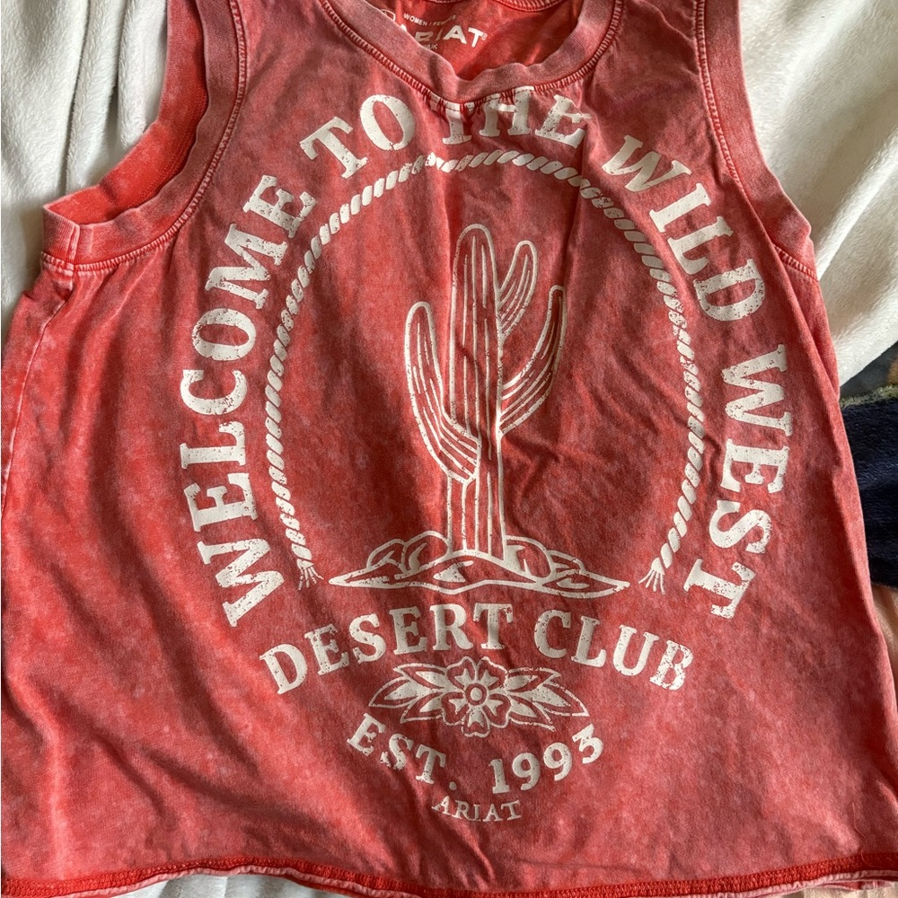 Ariats Red Desert Club Tank Top